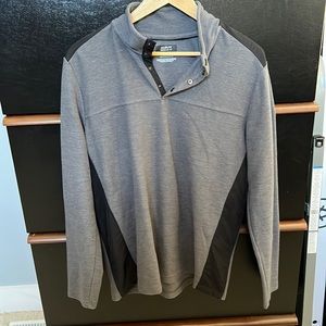 Worn once medium 1/4 snap pullover sweater